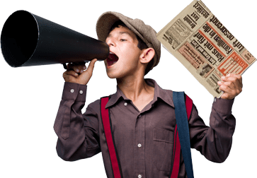 Original Geburtstags-Zeitungen - Zeitungsjunge